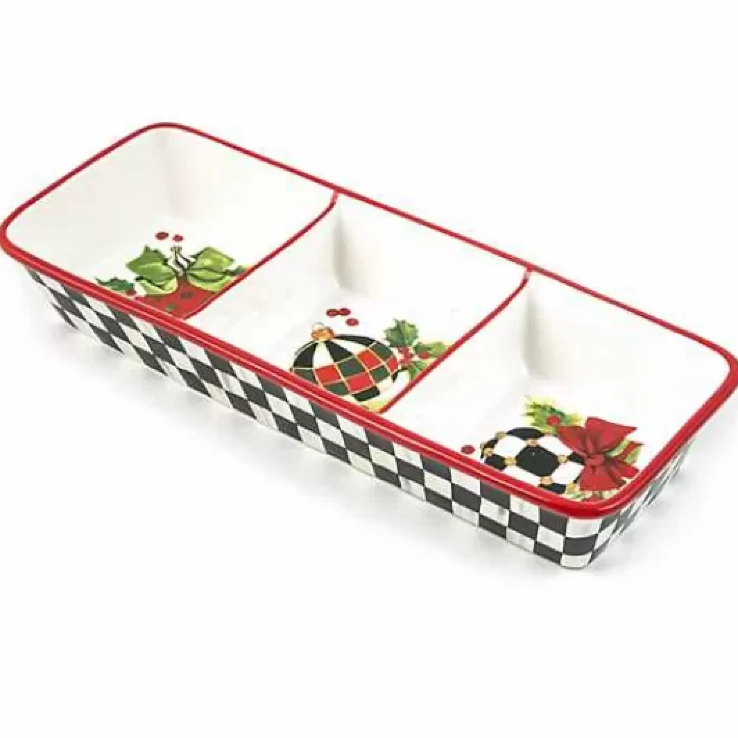 MacKenzie-Childs Deck the Halls Trio< Holiday|Serveware
