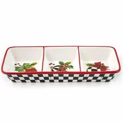 MacKenzie-Childs Deck the Halls Trio< Holiday|Serveware