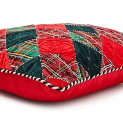 MacKenzie-Childs Diamond Tartan Throw Pillow< Pillows, Throws, & Cushions
