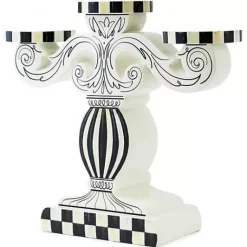 MacKenzie-Childs Doodles Pillar Candelabra< Candles & Fragrances|Room Accents