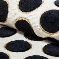 MacKenzie-Childs Dots A Lots Rug - Black - 2'3 x 3'9< Rugs