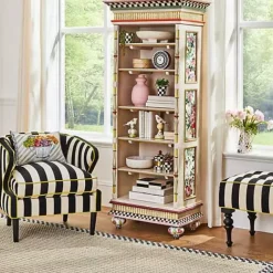 MacKenzie-Childs Dotty Round Desk Clock< Room Accents