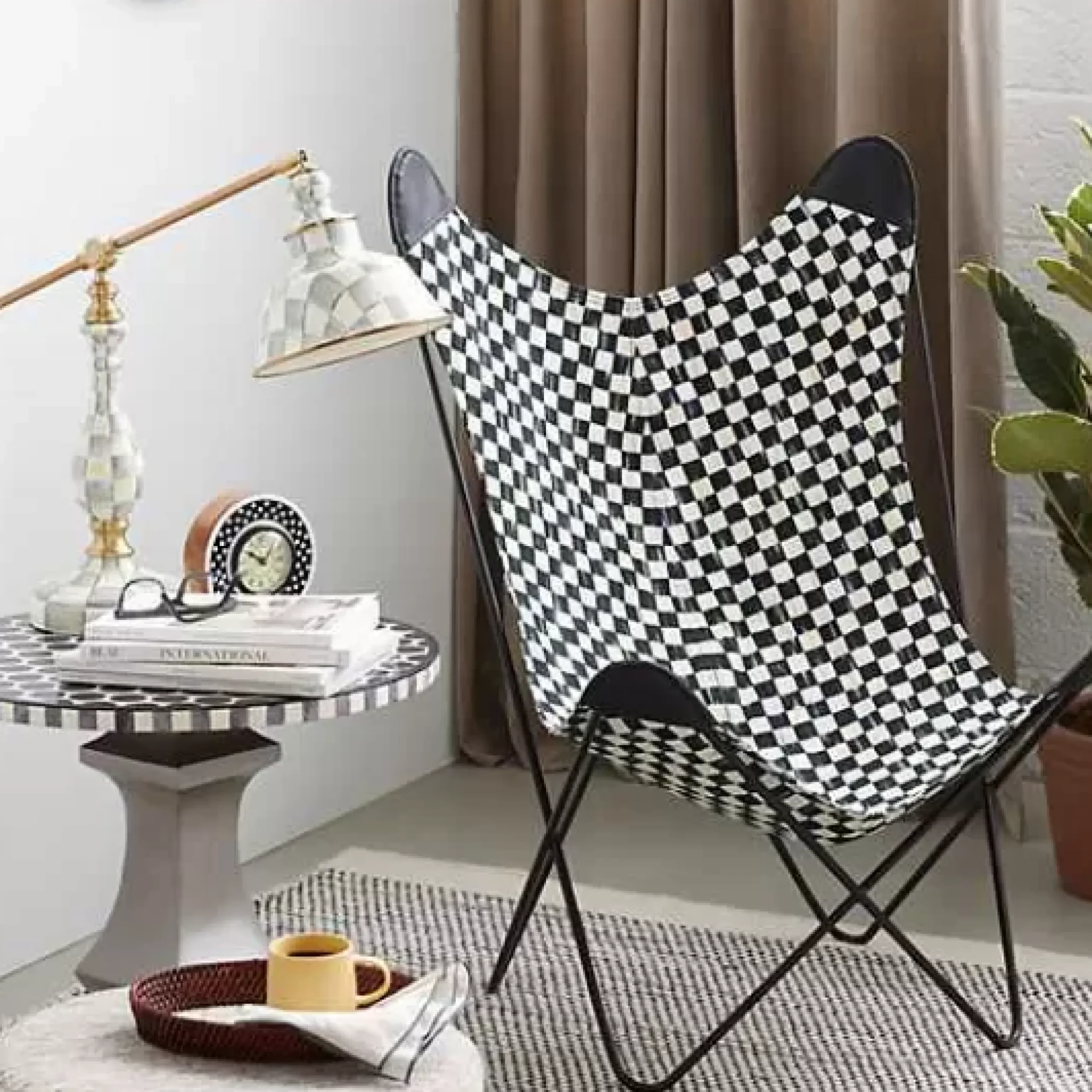 MacKenzie-Childs Dotty Round Desk Clock< Room Accents