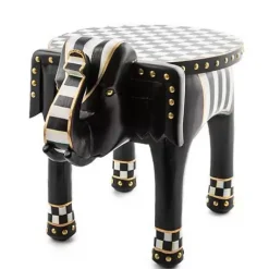 MacKenzie-Childs Elephant Pedestal< Room Accents