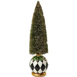 MacKenzie-Childs Emerald Luxe Large Illuminated Bottle Brush Tree< Room Accents|Table Accessories
