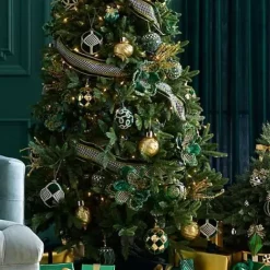 MacKenzie-Childs Emerald Luxe Magnolia Clip< Finishing Touches