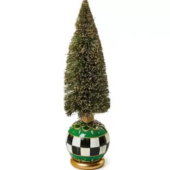 MacKenzie-Childs Emerald Luxe Medium Illuminated Bottle Brush Tree< Room Accents|Table Accessories