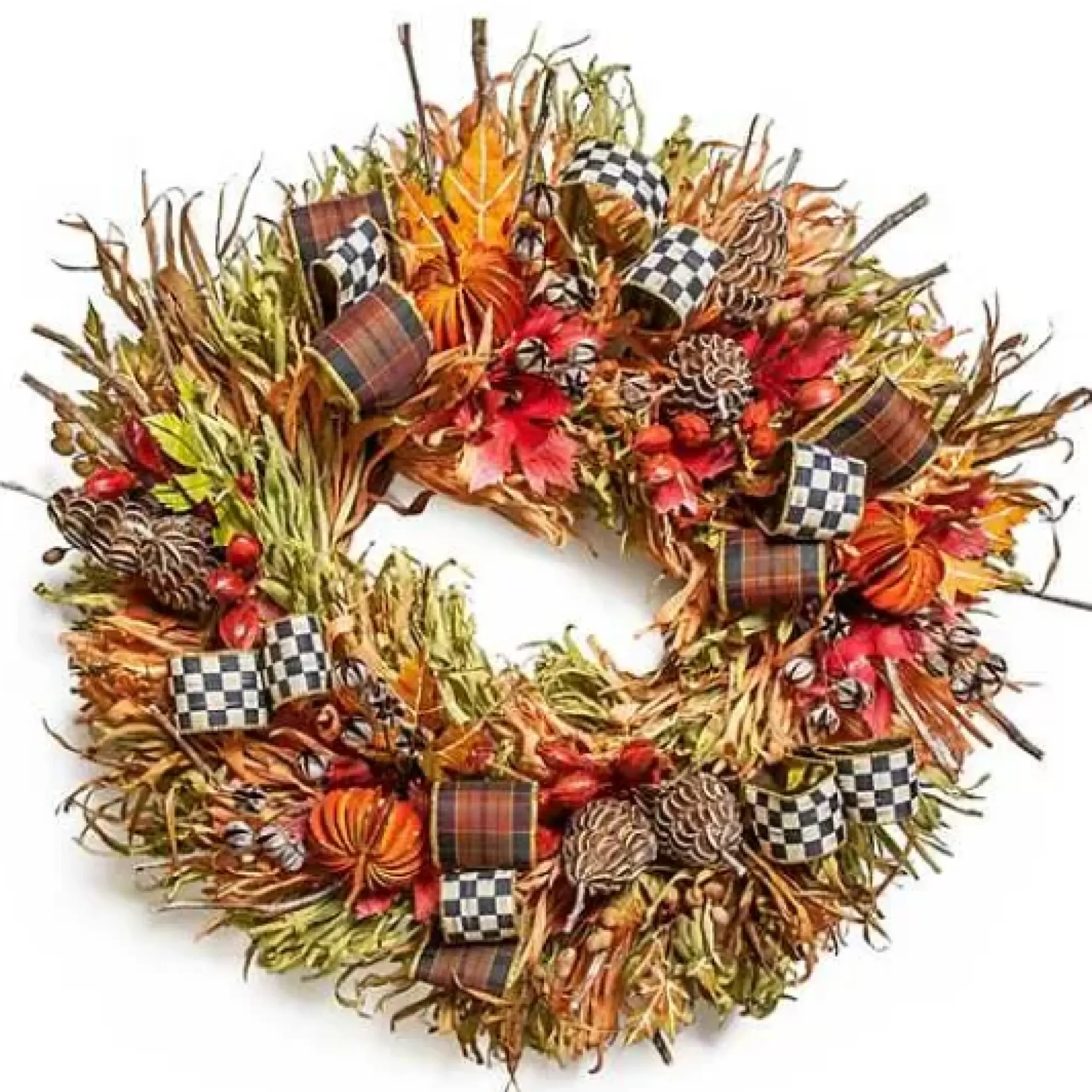 MacKenzie-Childs Fall On The Farm Wreath< The Fall Shop|Greenery & Florals