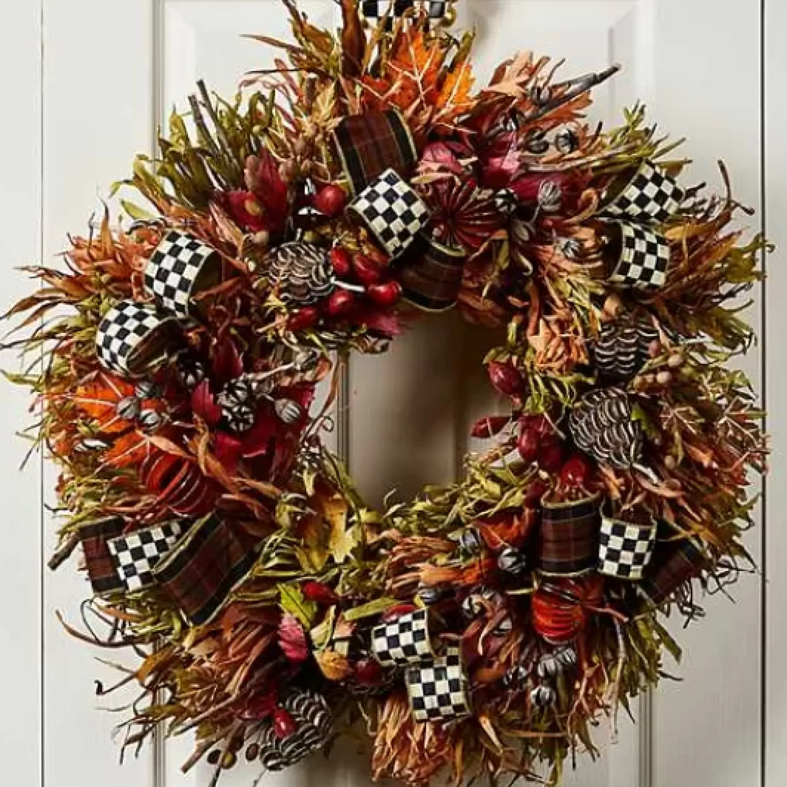 MacKenzie-Childs Fall On The Farm Wreath< The Fall Shop|Greenery & Florals