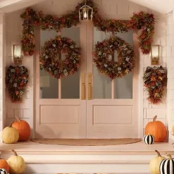 MacKenzie-Childs Fall On The Farm Wreath< The Fall Shop|Greenery & Florals