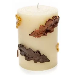 MacKenzie-Childs Falling Leaves 4 Pillar Candle< The Fall Shop|Candles & Fragrances