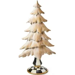 MacKenzie-Childs Farmhouse Carved Short Tree< Holiday|Room Accents