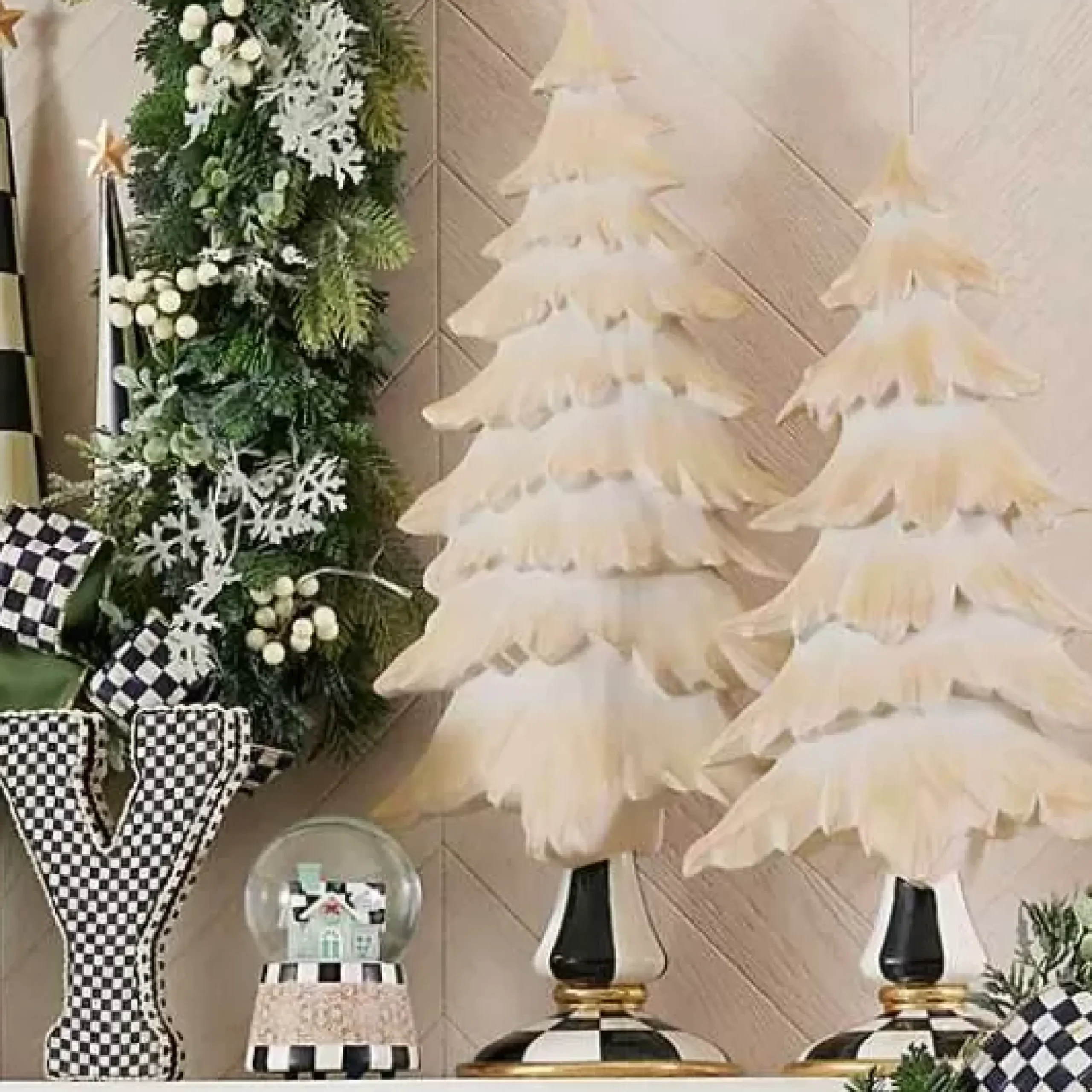 MacKenzie-Childs Farmhouse Carved Tall Tree< Room Accents