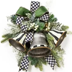 MacKenzie-Childs Farmhouse Holiday Bell Swag< Holiday|Greenery & Florals