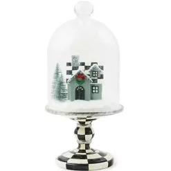 MacKenzie-Childs Farmhouse Holiday House Cloche< Room Accents