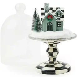 MacKenzie-Childs Farmhouse Holiday House Cloche< Room Accents
