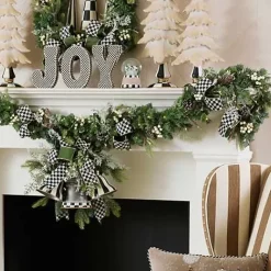 MacKenzie-Childs Farmhouse Holiday Illuminated Garland< Greenery & Florals|Room Accents