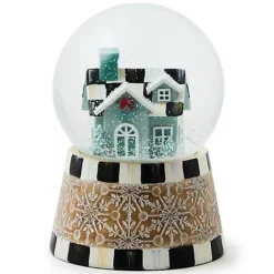 MacKenzie-Childs Farmhouse Holiday Snow Globe< Room Accents