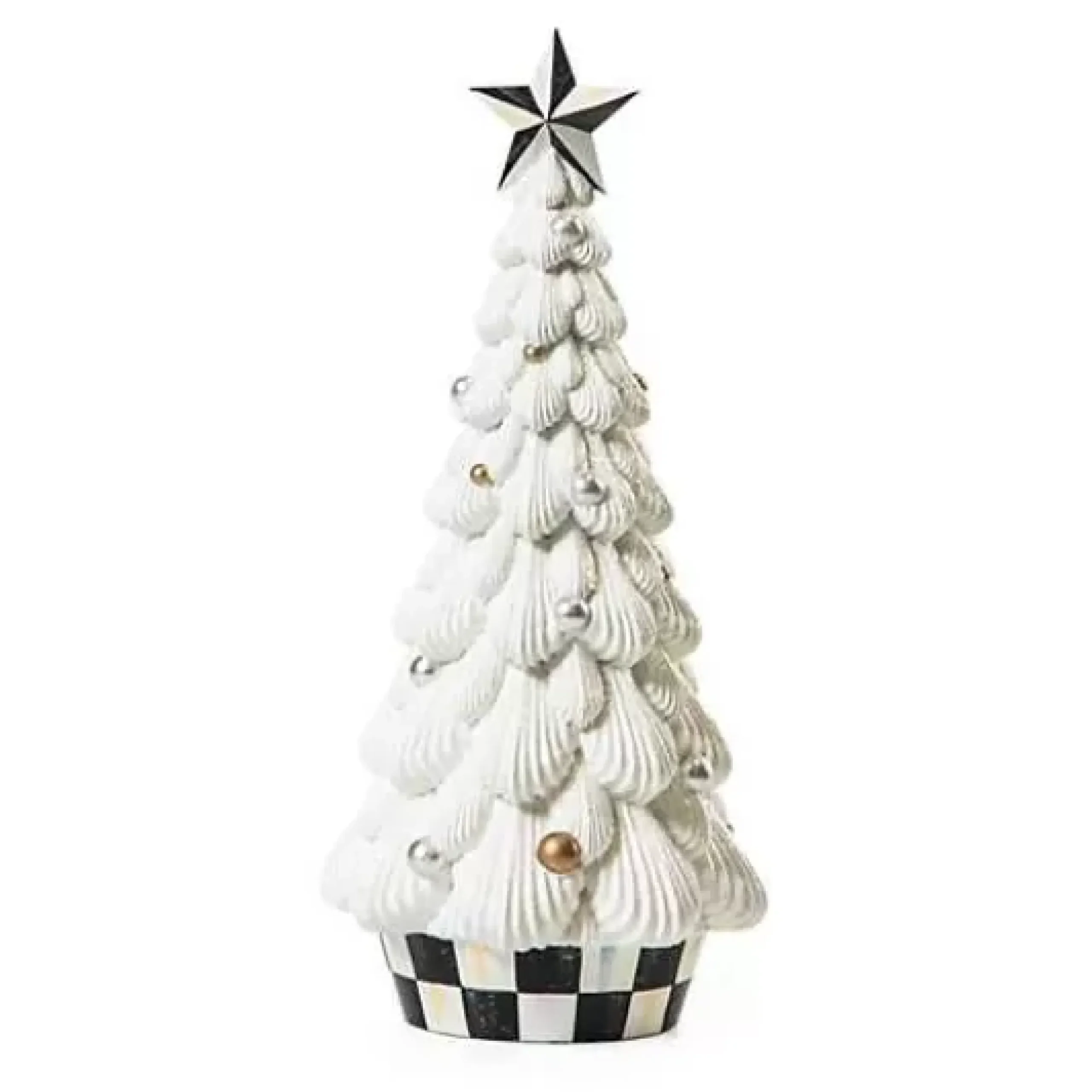 MacKenzie-Childs Farmhouse Icing Small Tree< Holiday|Room Accents