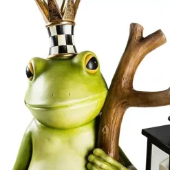 MacKenzie-Childs Fergal the Frog with Lantern< Spring|Outdoor