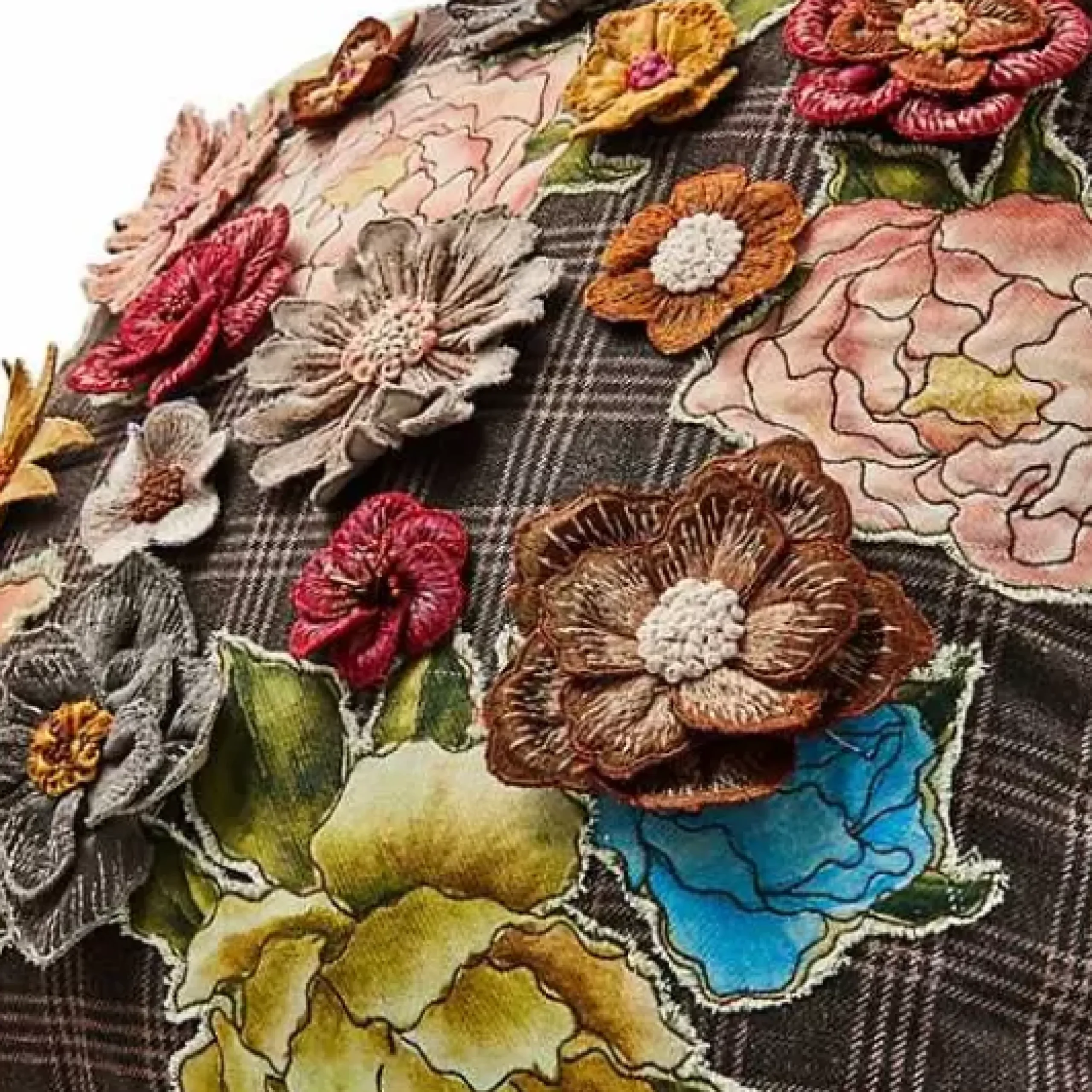 MacKenzie-Childs Field Study Embroidered Floral Throw Pillow< Pillows, Throws, & Cushions