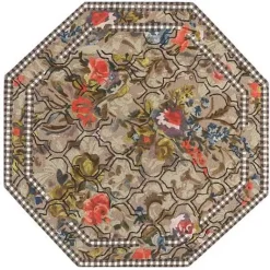MacKenzie-Childs Field Study Floral 6' Octagon Rug< Rugs