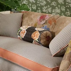 MacKenzie-Childs Field Study Floral Beaded Bolster< Pillows, Throws, & Cushions