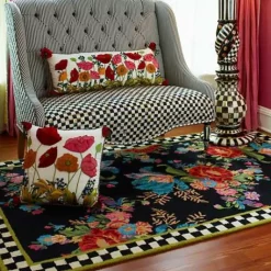 MacKenzie-Childs Flower Market 5' x 8' Rug< Rugs