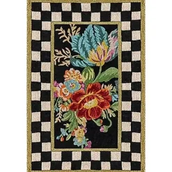 MacKenzie-Childs Flower Market 2' x 3' Washable Rug< Rugs