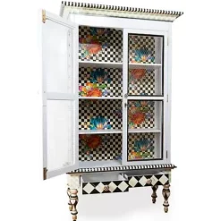 MacKenzie-Childs Flower Market Cabinet< Storage Furniture|Living Room