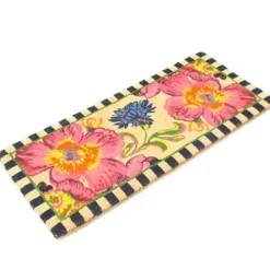 MacKenzie-Childs Flower Market Double Door Entrance Mat< Outdoor|Rugs