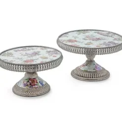 MacKenzie-Childs Flower Market Plant Stands, Set of 2< Spring|Greenery & Florals