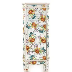 MacKenzie-Childs Flower Market Reflections Standing Jewelry Armoire< Storage Furniture|Room Accents