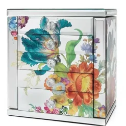 MacKenzie-Childs Flower Market Reflections Jewelry Armoire< Room Accents
