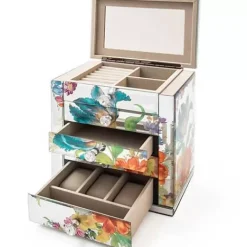 MacKenzie-Childs Flower Market Reflections Jewelry Armoire< Room Accents