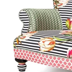 MacKenzie-Childs Flower Show Accent Chair< Living Room