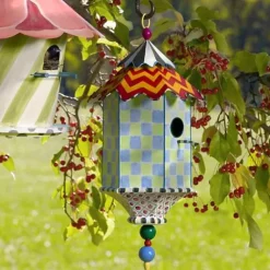 MacKenzie-Childs Flyer's Folly Birdhouse< Spring|Outdoor