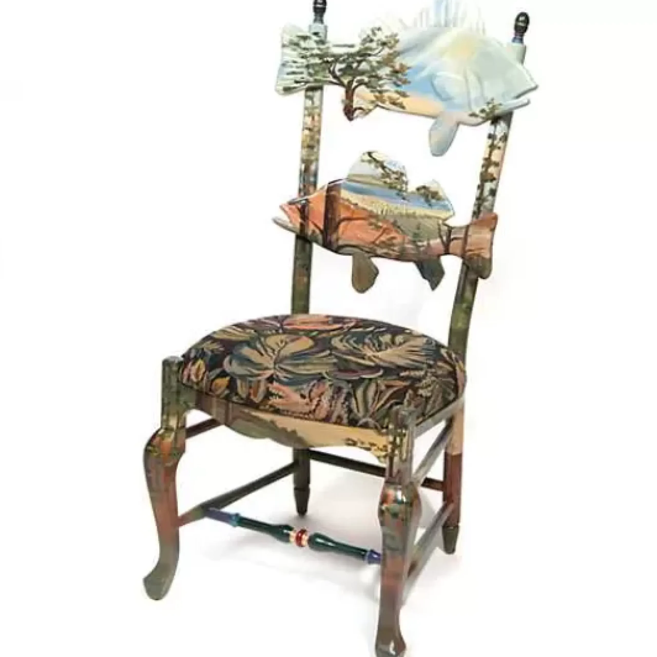 MacKenzie-Childs Forest Fish Chair< Dining Room & Kitchen