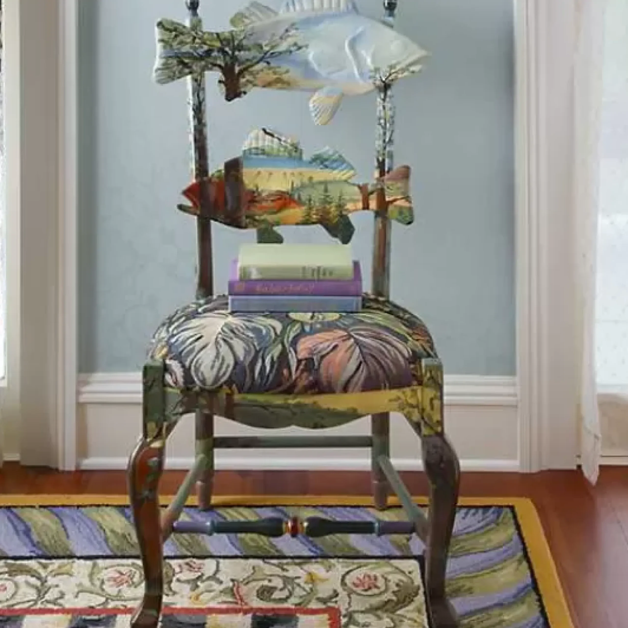 MacKenzie-Childs Forest Fish Chair< Dining Room & Kitchen