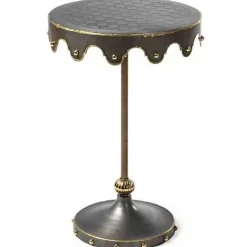 MacKenzie-Childs Foundry Accent Table< Living Room