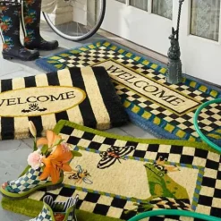 MacKenzie-Childs Frog Entrance Mat< Outdoor|Rugs