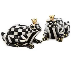 MacKenzie-Childs Frog Salt  Pepper Set< Spring|Table Accessories