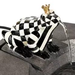 MacKenzie-Childs Frog Tranquility Fountain< Spring|Outdoor