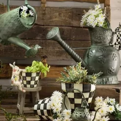 MacKenzie-Childs Funny Bunny Pot Climber< Easter|Spring