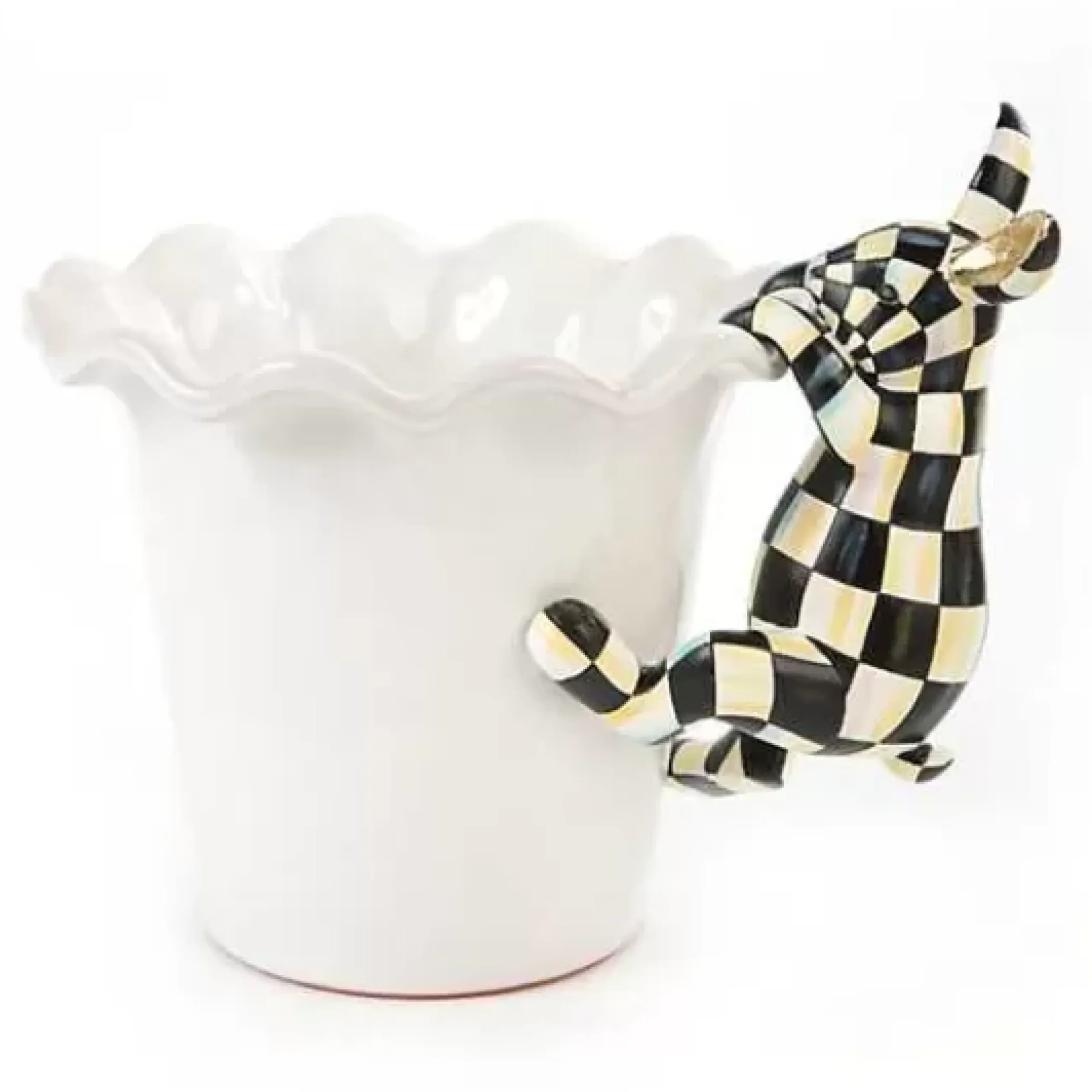 MacKenzie-Childs Funny Bunny Pot Climber< Easter|Spring