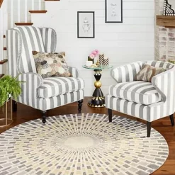 MacKenzie-Childs Gambit Accent Table< Living Room