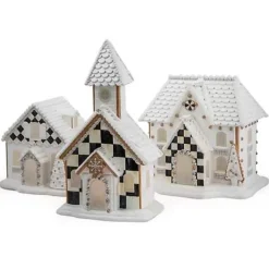 MacKenzie-Childs Gingerbread Illuminated Cottage< Holiday|Room Accents