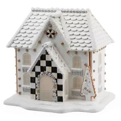 MacKenzie-Childs Gingerbread Illuminated House< Holiday|Room Accents
