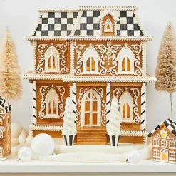 MacKenzie-Childs Gingerbread Illuminated House< Holiday|Room Accents