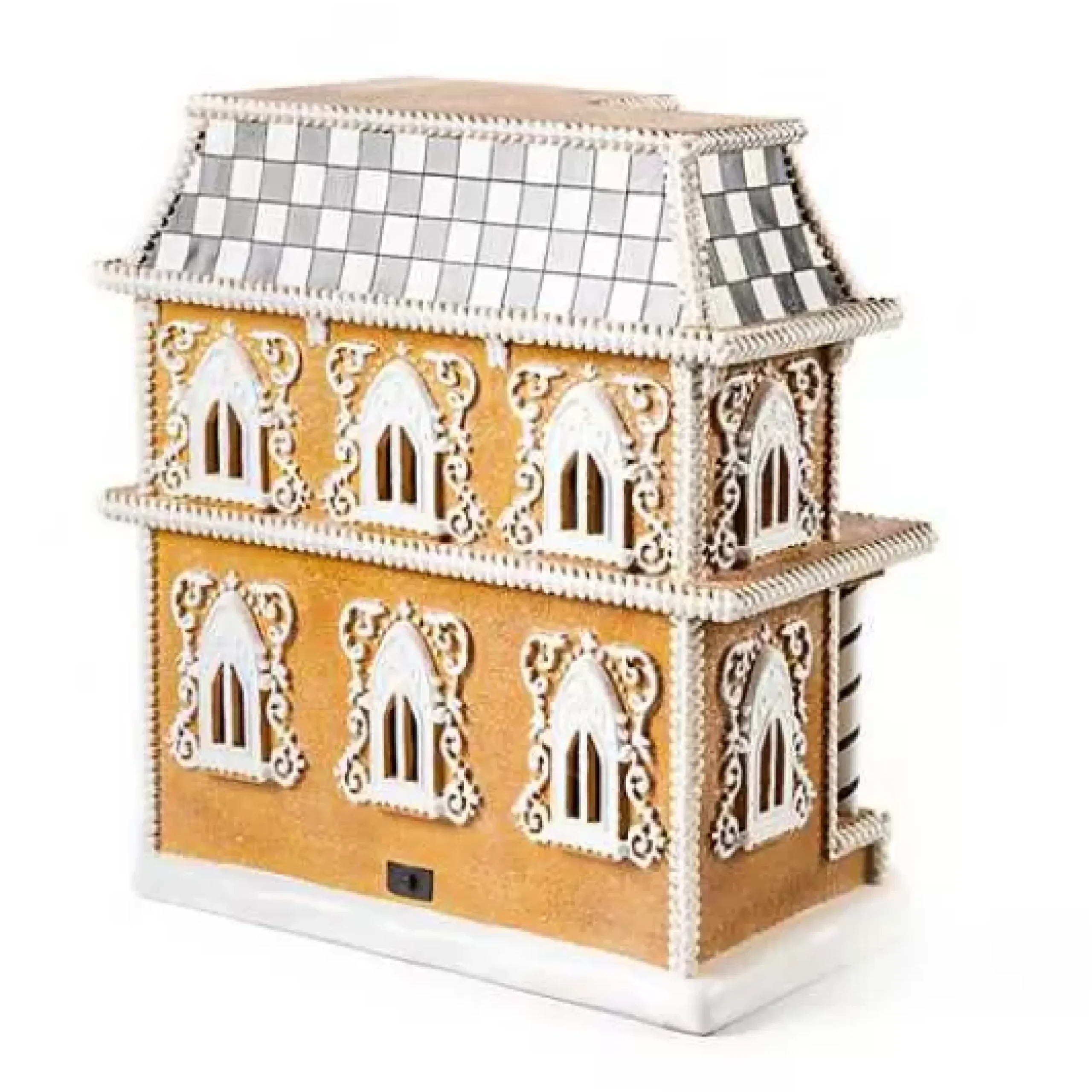MacKenzie-Childs Gingerbread Illuminated House< Holiday|Room Accents